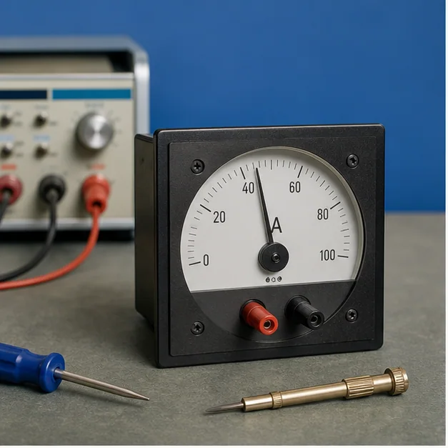 Analog Panel Ammeter — Photo 1